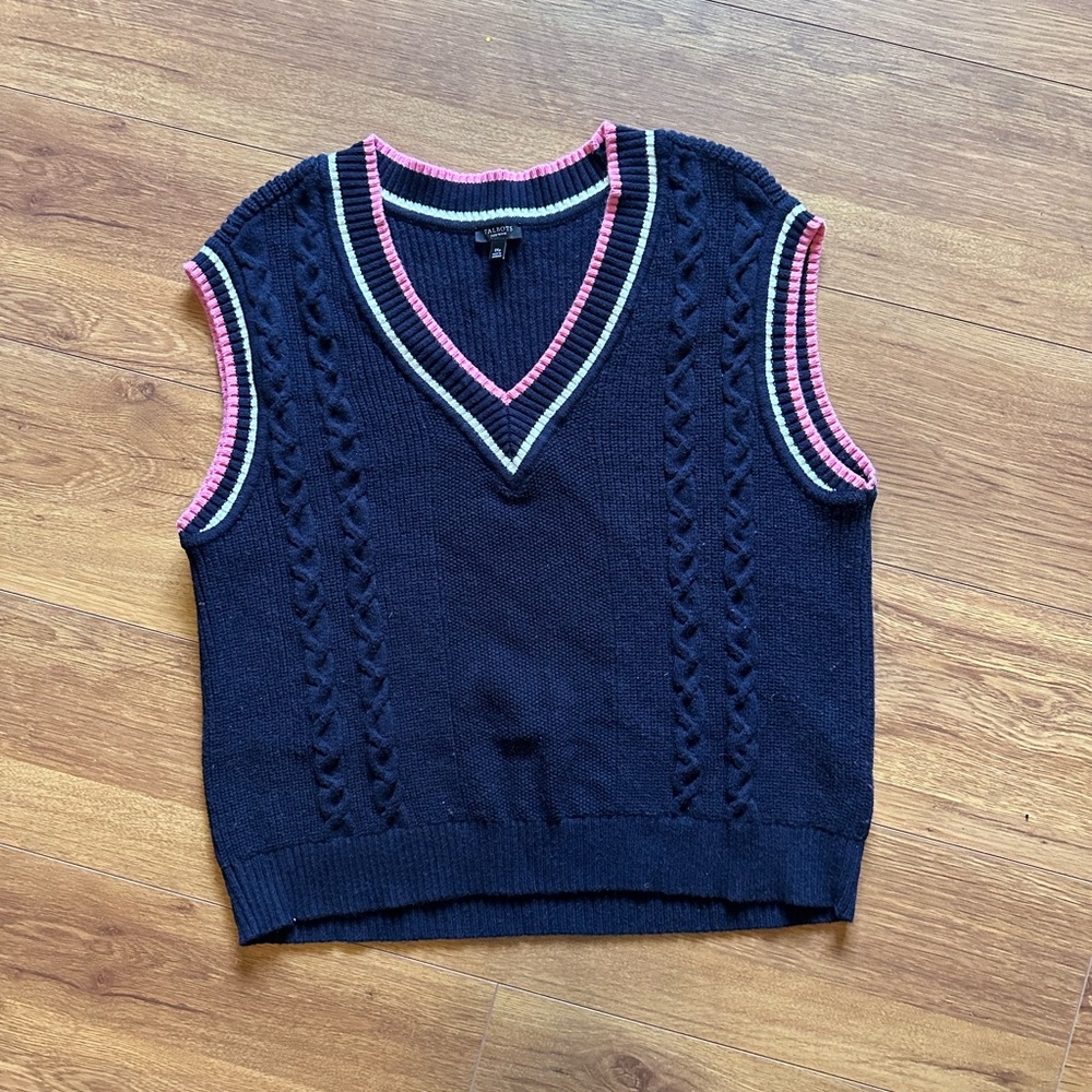 Talbots dual tone vest
